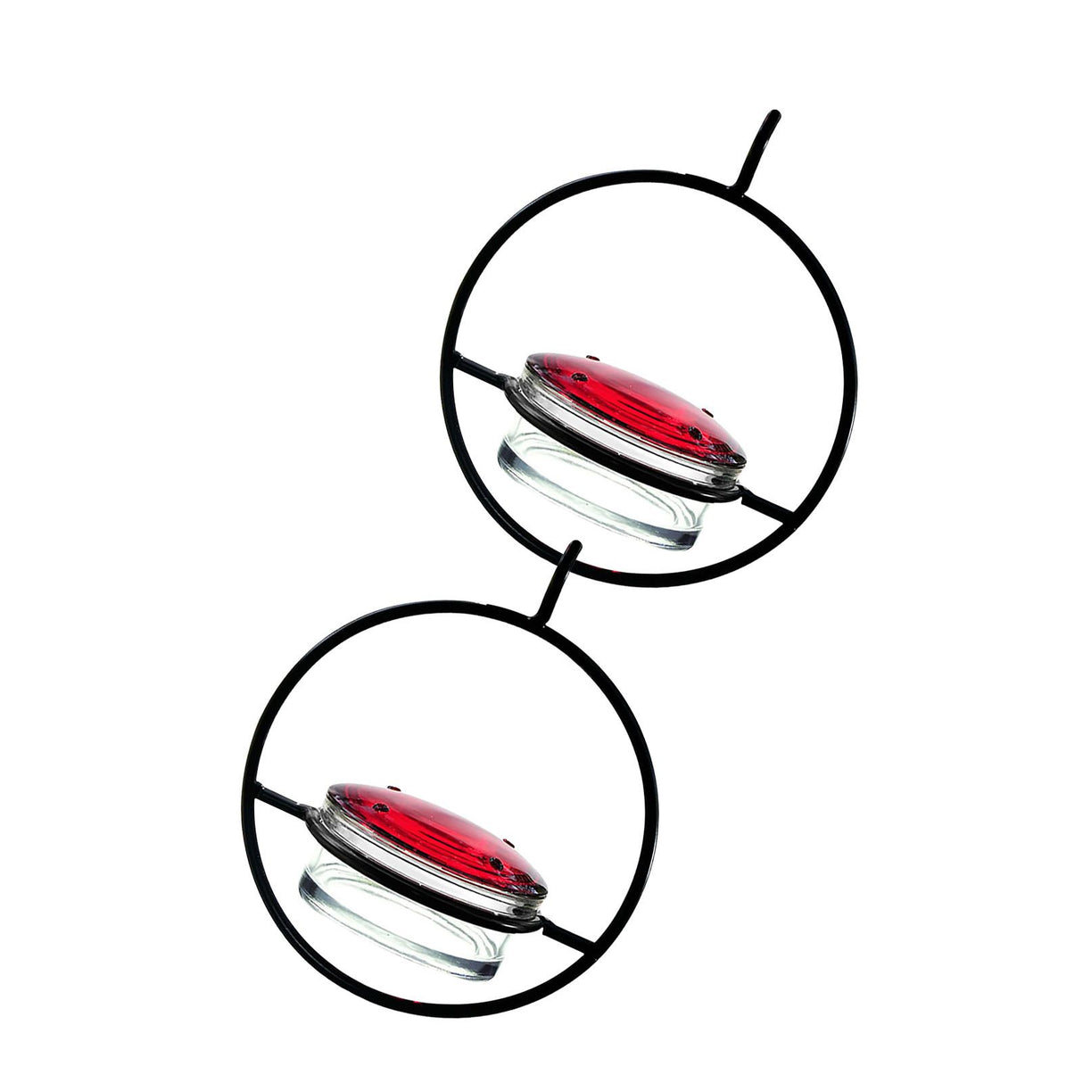 Beautiful Circular Hanging Hummingbird Feeder Outdoor Hanging Humming Bird Feeder 2pc