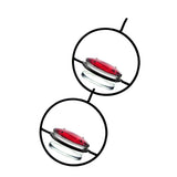 Beautiful Circular Hanging Hummingbird Feeder Outdoor Hanging Humming Bird Feeder 2pc - Front View