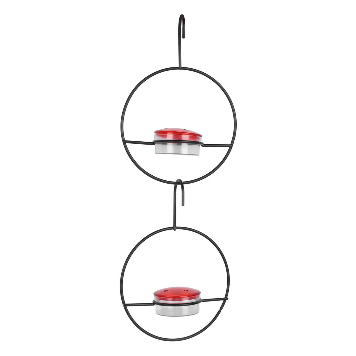 3 Pcs Hummingbird Feeder Metal Hanging Bird Feeder for Outdoor Garden Backyard Terrace