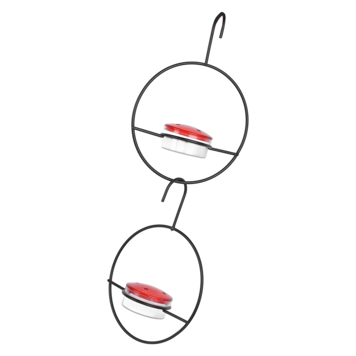 3 Pcs Hummingbird Feeder Metal Hanging Bird Feeder for Outdoor Garden Backyard Terrace
