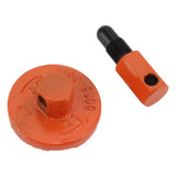 Chainsaw Coupling Removal Tools Piston Stop Flywheel Disassembly Part Dismount Tool Yellow - 45-Degree Angle