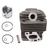 Cylinder Piston Assembly Kit Aluminum Alloy 38mm Electric Chainsaw Cylinder Piston Replace Part for SRM 350ES SRM 3605 RM 350