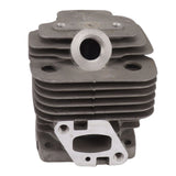 Cylinder Piston Assembly Kit Aluminum Alloy 38mm Electric Chainsaw Cylinder Piston Replace Part for SRM 350ES SRM 3605 RM 350 - Close-Up Angle