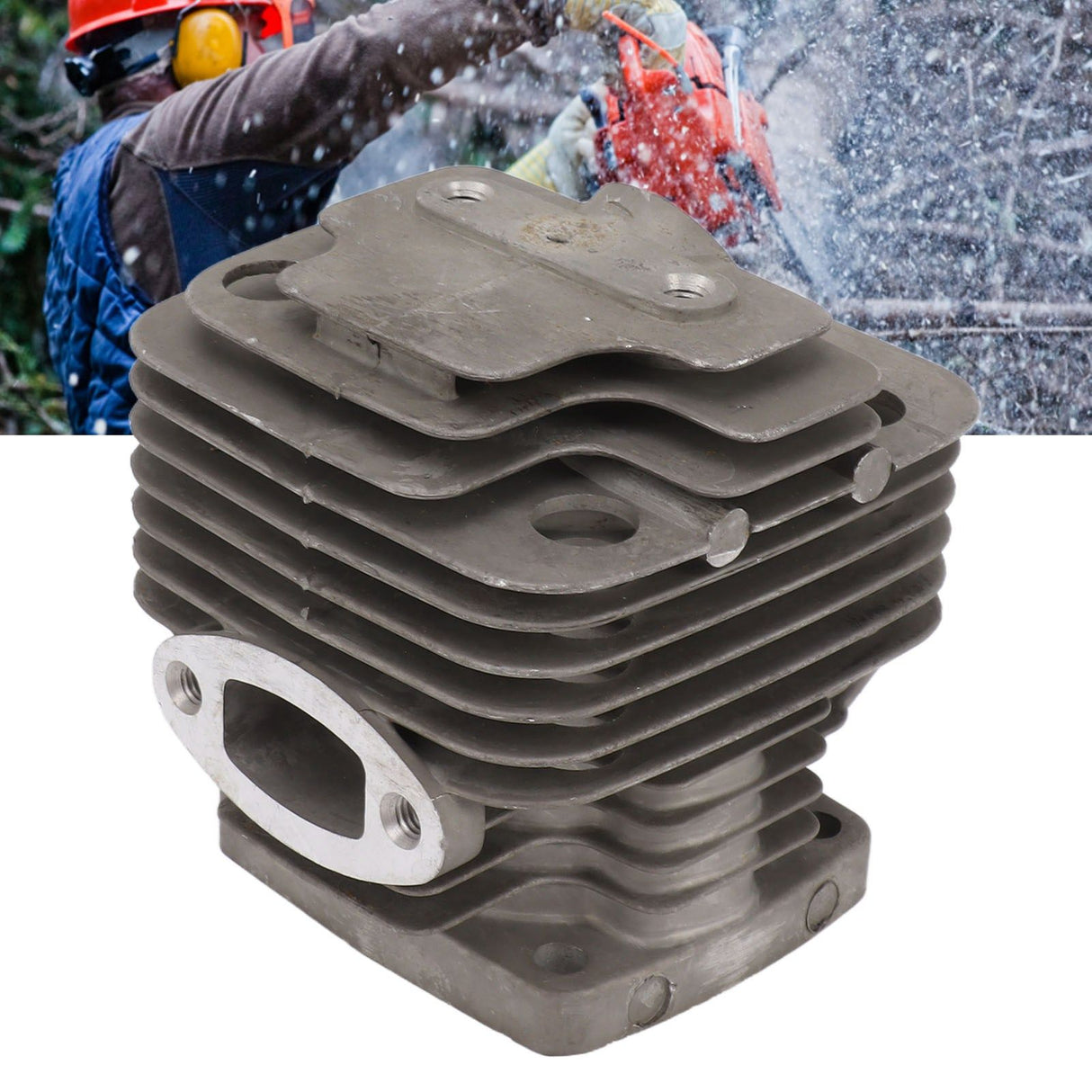 Cylinder Piston Assembly Kit Aluminum Alloy 38mm Electric Chainsaw Cylinder Piston Replace Part for SRM 350ES SRM 3605 RM 350