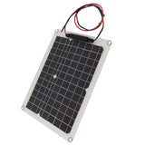 Solar Panel Kit 300w Solar Panel Solar Charge Controller High Efficiency Solar Panel 2 USB Output For Outdoor Camping RV Boat - Top-Down View