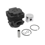 Cylinder Piston Kit 45mm Aluminum Simple Operation High Hardness Cylinder Piston Assembly for 753 753T for EFCO 8530 Chainsaw - Top-Down View