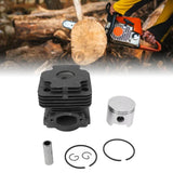 Cylinder Piston Kit 45mm Aluminum Simple Operation High Hardness Cylinder Piston Assembly for 753 753T for EFCO 8530 Chainsaw
