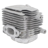Cylinder Piston Assembly Kit Aluminum Alloy 34mm Cylinder Piston Replacement Part for G26L 226 Chainsaw - Top-Down View