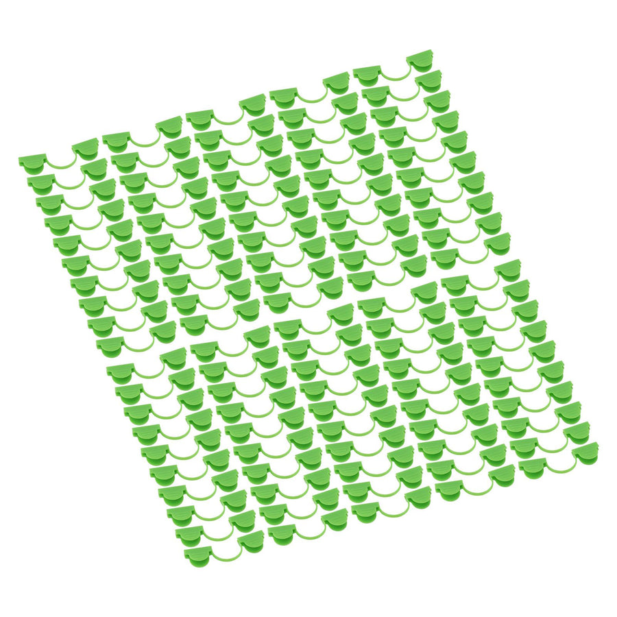 100PCS Greenhouse Arch Frame Double Head Plastic Clip Heating Press Film Clip Clamp 5mm