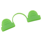 100PCS Greenhouse Arch Frame Double Head Plastic Clip Heating Press Film Clip Clamp 5mm
