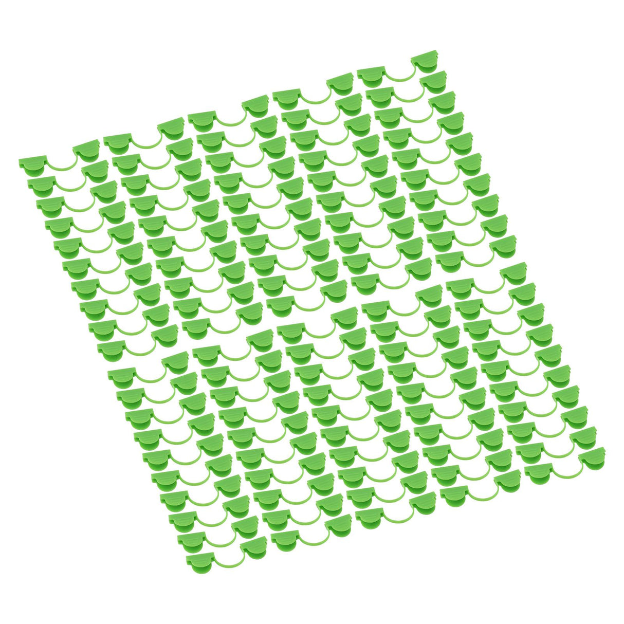 100PCS Greenhouse Arch Frame Double Head Plastic Clip Heating Press Film Clip Clamp 6mm