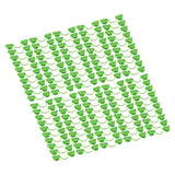 100PCS Greenhouse Arch Frame Double Head Plastic Clip Heating Press Film Clip Clamp 6mm - Front View