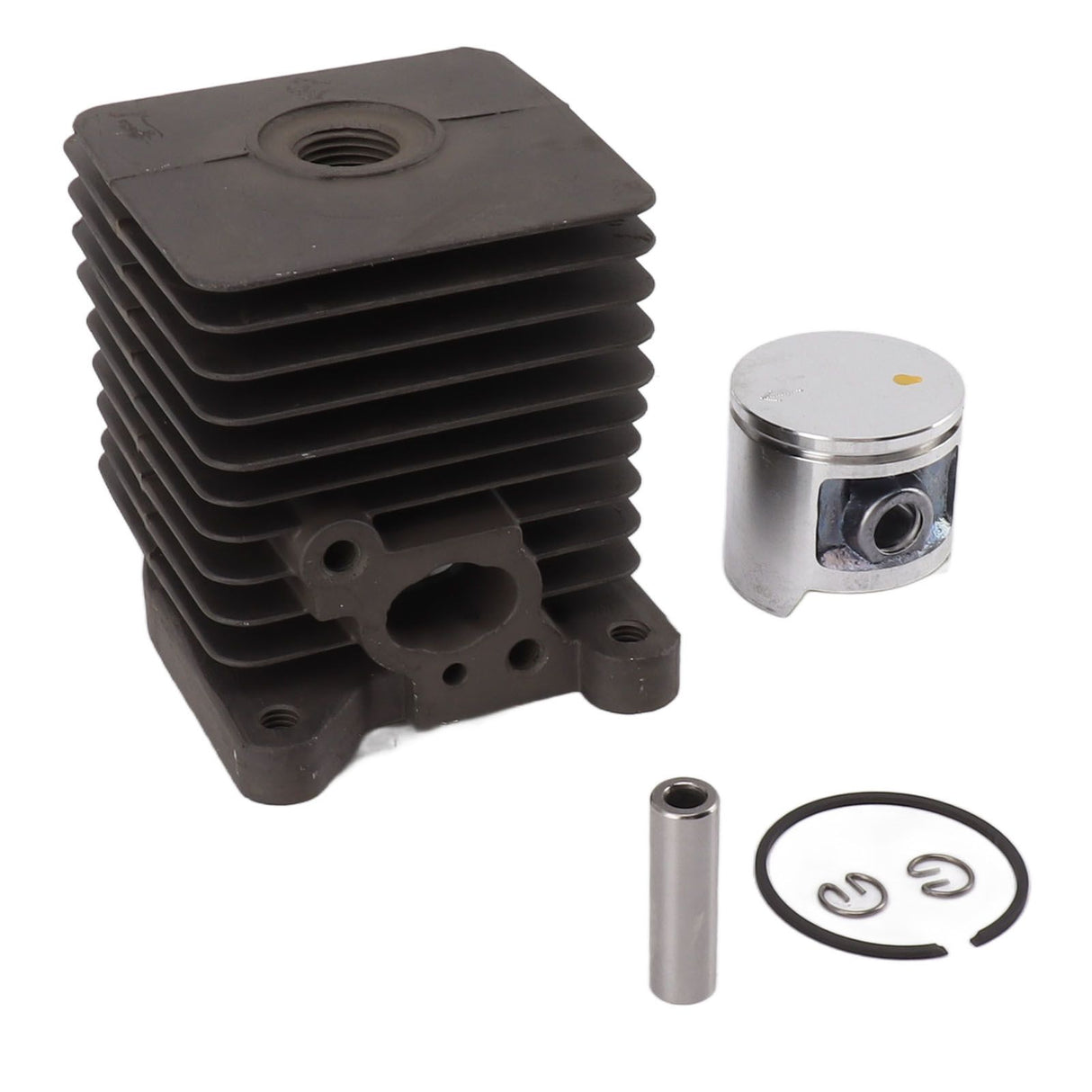 Cylinder Piston Assembly Kit 33.5mm Aluminum Alloy Trimmer Cylinder Piston Replacement for Homelite S25 Garden Tools Spare Parts