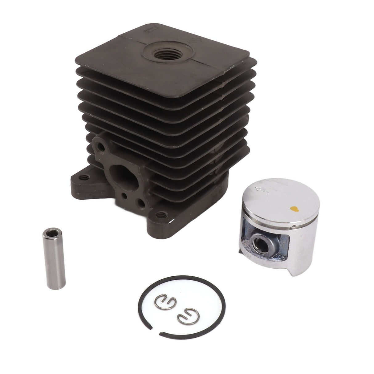Cylinder Piston Assembly Kit 33.5mm Aluminum Alloy Trimmer Cylinder Piston Replacement for Homelite S25 Garden Tools Spare Parts