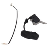 TJ53 Ignition Coil Steel Rubber Fine Crafted Ignition Coil Part for Lawn Mower Replacement - Rear View