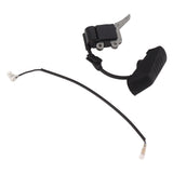 TJ53 Ignition Coil Steel Rubber Fine Crafted Ignition Coil Part for Lawn Mower Replacement - Close-Up Angle