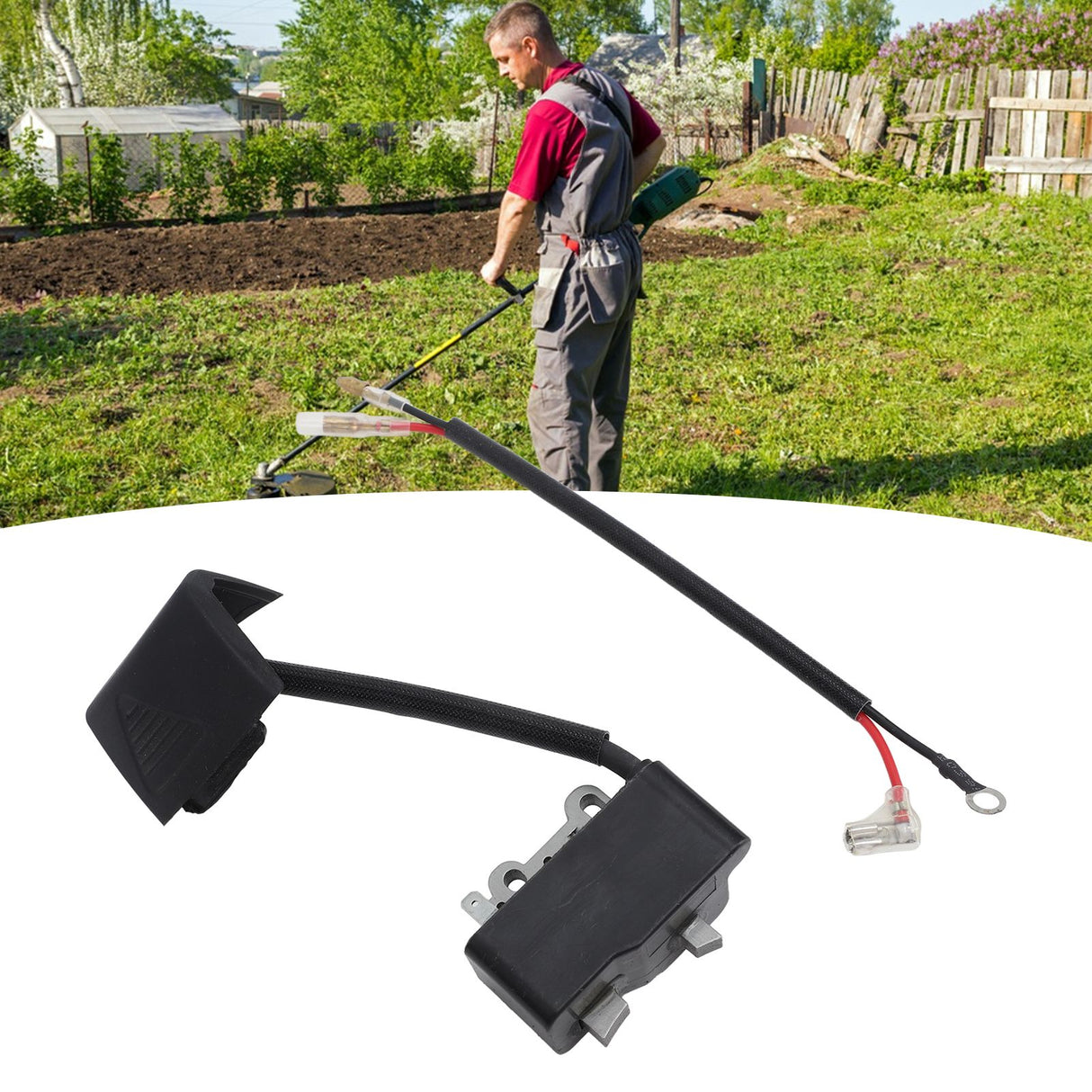 Ignition Coil for TJ35 Hedge Trimmer Garden Tools Trimmer Brush Cutter Engine Replacement Parts