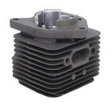 36.5mm Lawn Mower Cylinder Piston Kit Aluminum Cylinder Piston Assembly for Homelite S30 - Top-Down View