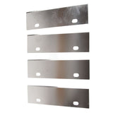 4PCS Grill Scraper Blades Stainless Steel Heavy Duty Griddle Scraper Replacement Blade Accessories for Outdoor BBQ Grill Cleaning Tools