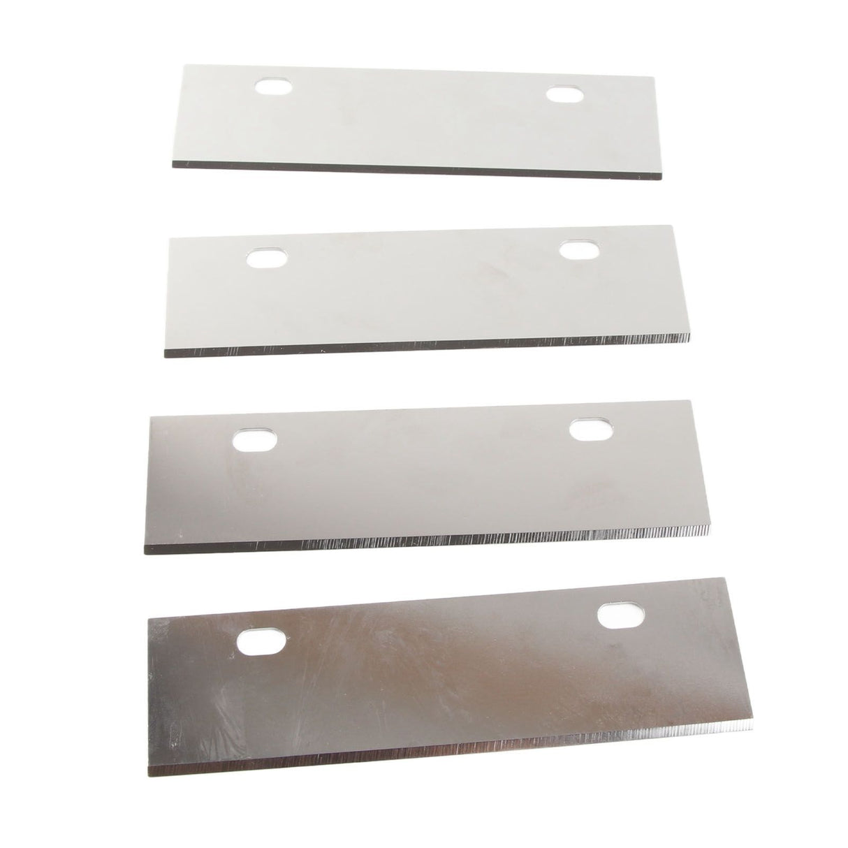 4PCS Grill Scraper Blades Stainless Steel Heavy Duty Griddle Scraper Replacement Blade Accessories for Outdoor BBQ Grill Cleaning Tools