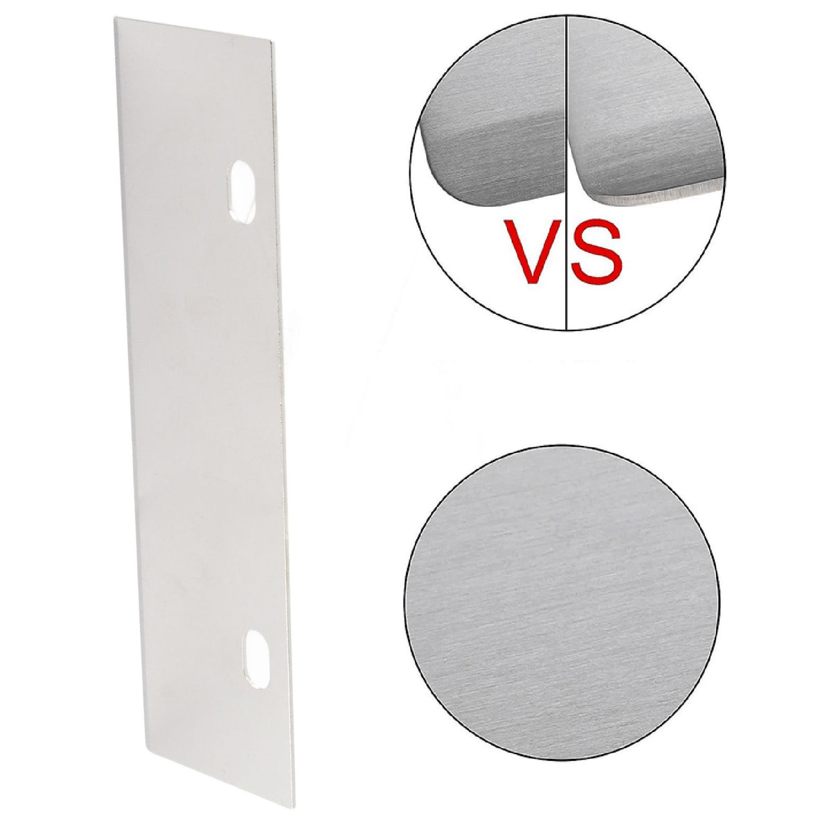4PCS Grill Scraper Blades Stainless Steel Heavy Duty Griddle Scraper Replacement Blade Accessories for Outdoor BBQ Grill Cleaning Tools
