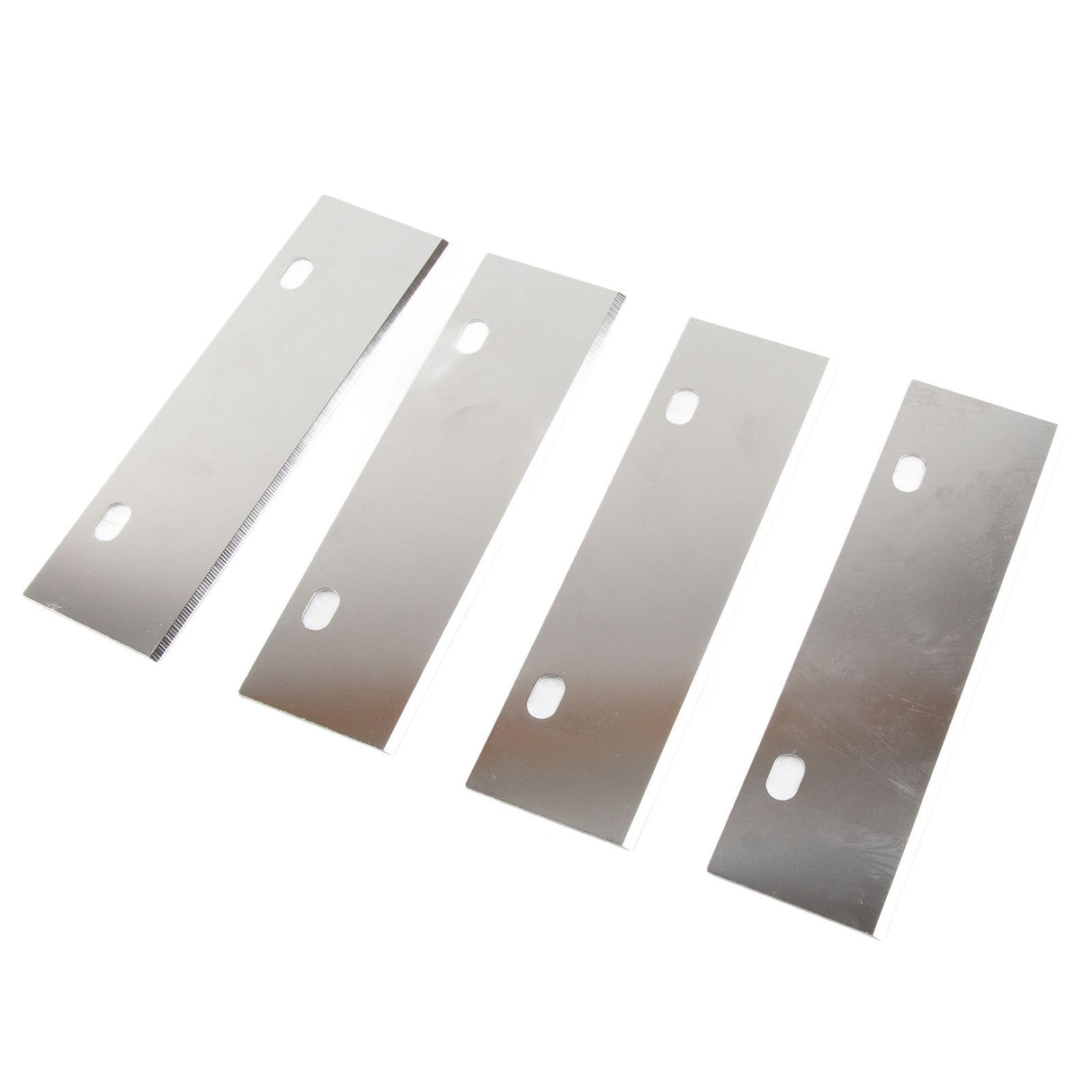 4PCS Grill Scraper Blades Stainless Steel Heavy Duty Griddle Scraper Replacement Blade Accessories for Outdoor BBQ Grill Cleaning Tools