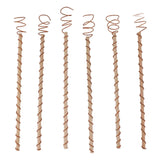 6PCS Electroculture Stakes Stable Support Garden Antenna Copper Coil for Growing Garden Plants Fruits Vegetables