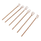 6PCS Electroculture Stakes Stable Support Garden Antenna Copper Coil for Growing Garden Plants Fruits Vegetables