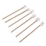 6PCS Electroculture Stakes Stable Support Garden Antenna Copper Coil for Growing Garden Plants Fruits Vegetables