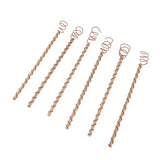 6PCS Electroculture Stakes Stable Support Garden Antenna Copper Coil for Growing Garden Plants Fruits Vegetables