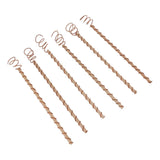 6PCS Electroculture Stakes Stable Support Garden Antenna Copper Coil for Growing Garden Plants Fruits Vegetables