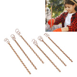 6PCS Electroculture Stakes Stable Support Garden Antenna Copper Coil for Growing Garden Plants Fruits Vegetables