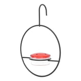 Hummingbird Feeder Beautiful Lightweight Hanging Bird Feeder with 4 Ports for Outdoor Backyard - Rear View