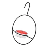 Hummingbird Feeder Beautiful Lightweight Hanging Bird Feeder with 4 Ports for Outdoor Backyard - Low Angle