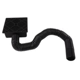 Gutter Downspout Extensions Catch Basin Low Profile Downspout Extender Flexible Pipe Extension Protect House Foundation - Top-Down View