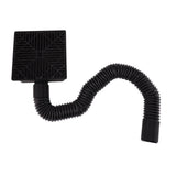 Gutter Downspout Extensions Catch Basin Low Profile Downspout Extender Flexible Pipe Extension Protect House Foundation - Close-Up Angle