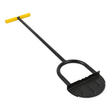 Lawn Edger Tool Half Moon Sharp Saw Tooth Long Handle Hand Edging Tools for Yard Garden Sidewalk Landscaping