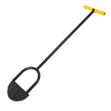 Lawn Edger Tool Half Moon Sharp Saw Tooth Long Handle Hand Edging Tools for Yard Garden Sidewalk Landscaping - 45-Degree Angle