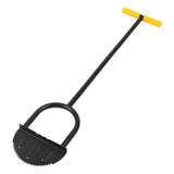 Lawn Edger Tool Half Moon Sharp Saw Tooth Long Handle Hand Edging Tools for Yard Garden Sidewalk Landscaping