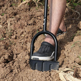 Lawn Edger Tool Half Moon Sharp Saw Tooth Long Handle Hand Edging Tools for Yard Garden Sidewalk Landscaping