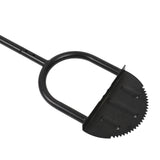 Lawn Edger Tool Half Moon Sharp Saw Tooth Long Handle Hand Edging Tools for Yard Garden Sidewalk Landscaping