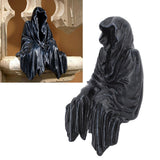 Outdoor Garden Decor Resin Halloween Garden Sculpture Statue for Home Figurines Outdoor Yard Patio Lawn Ornaments Ghost