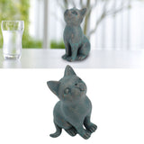 Outdoor Garden Decor Resin Halloween Garden Sculpture Statue for Home Figurines Outdoor Yard Patio Lawn Ornaments Cat - Extra Image