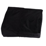 420D Oxford Fabric Waterproof BBQ Grill Cover Heavy Duty Waterproof Barbecue Gas Grill Cover Outer Black Inner Silver 147x61x122cm - Side View