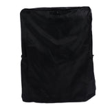 420D Oxford Fabric Waterproof BBQ Grill Cover Heavy Duty Waterproof Barbecue Gas Grill Cover Outer Black Inner Silver 147x61x122cm - 45-Degree Angle