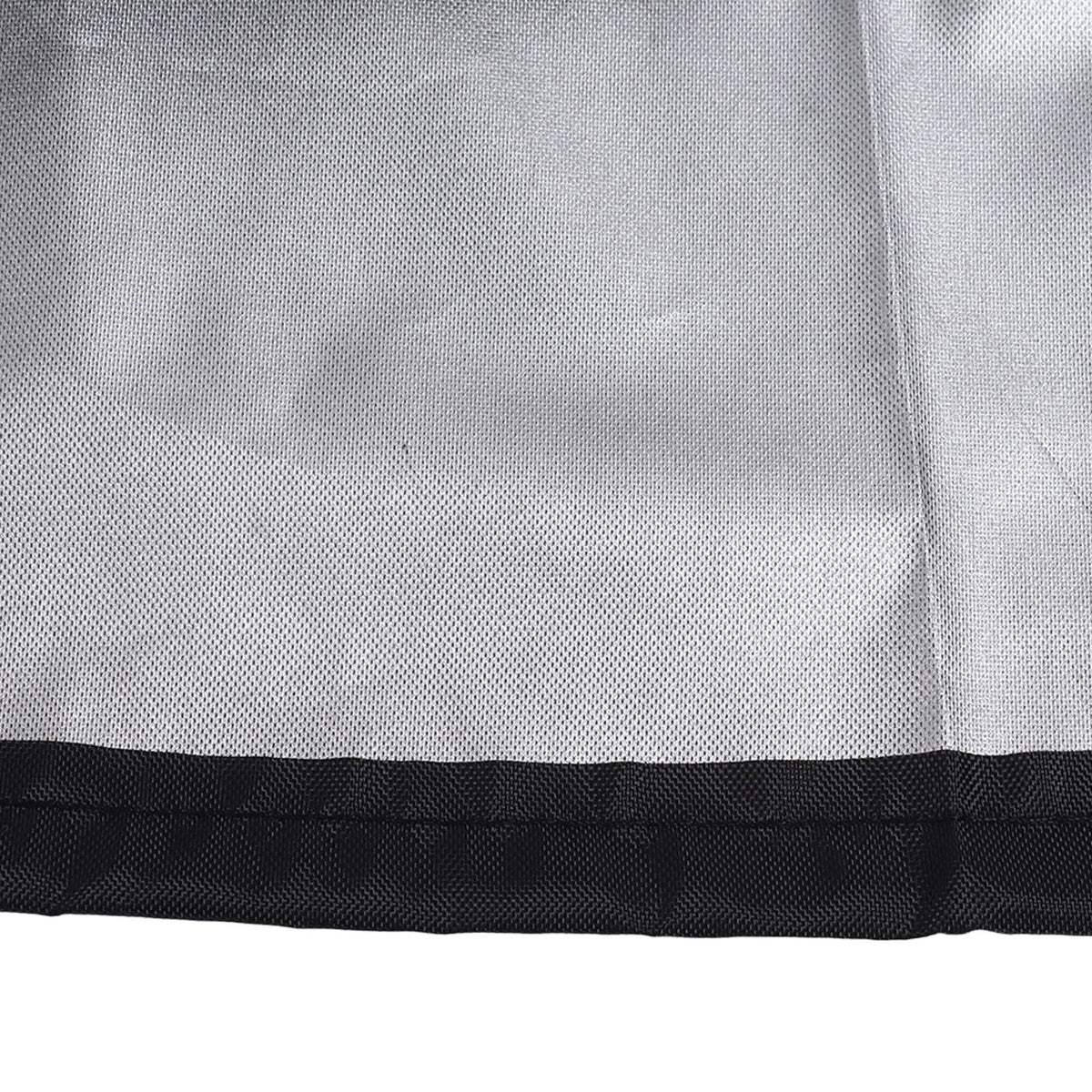 420D Oxford Fabric Waterproof BBQ Grill Cover Heavy Duty Waterproof Barbecue Gas Grill Cover Outer Black Inner Silver 147x61x122cm