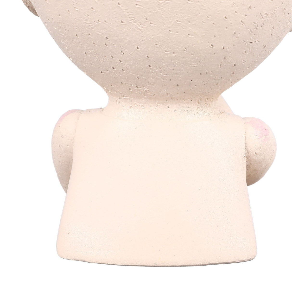 Face Flower Pot Head Planter Pot Cute Resin Succulent Planter with Drainage Hole Closed Eyes Large Opening for Indoor Outdoor