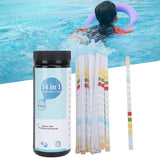 50 Strips PH Test Strips 14 in 1 Alkalinity Hardness PH Testing Paper for Swimming Pool Drinking Water Spa