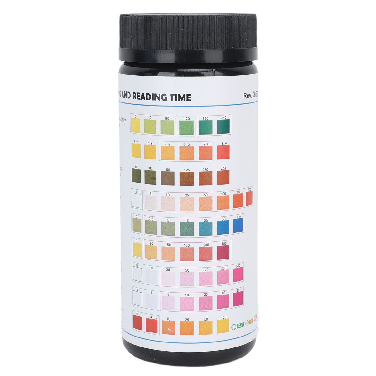 50 Strips PH Test Strips 9 in 1 Accurate Water Quality Testing Paper for Swimming Pool Drinking Water Aquarium