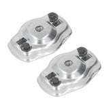 2PCS Trimmer Recoil Starter Pawl Pull Plate Dial Steel Replacement Lawn Trimmer Parts for 128R 135R 323R 327 RDX 535 Rx - Close-Up Angle